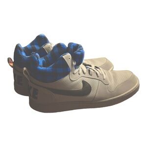 Nike Men’s Court Borough Mid Premium Gray size 12.